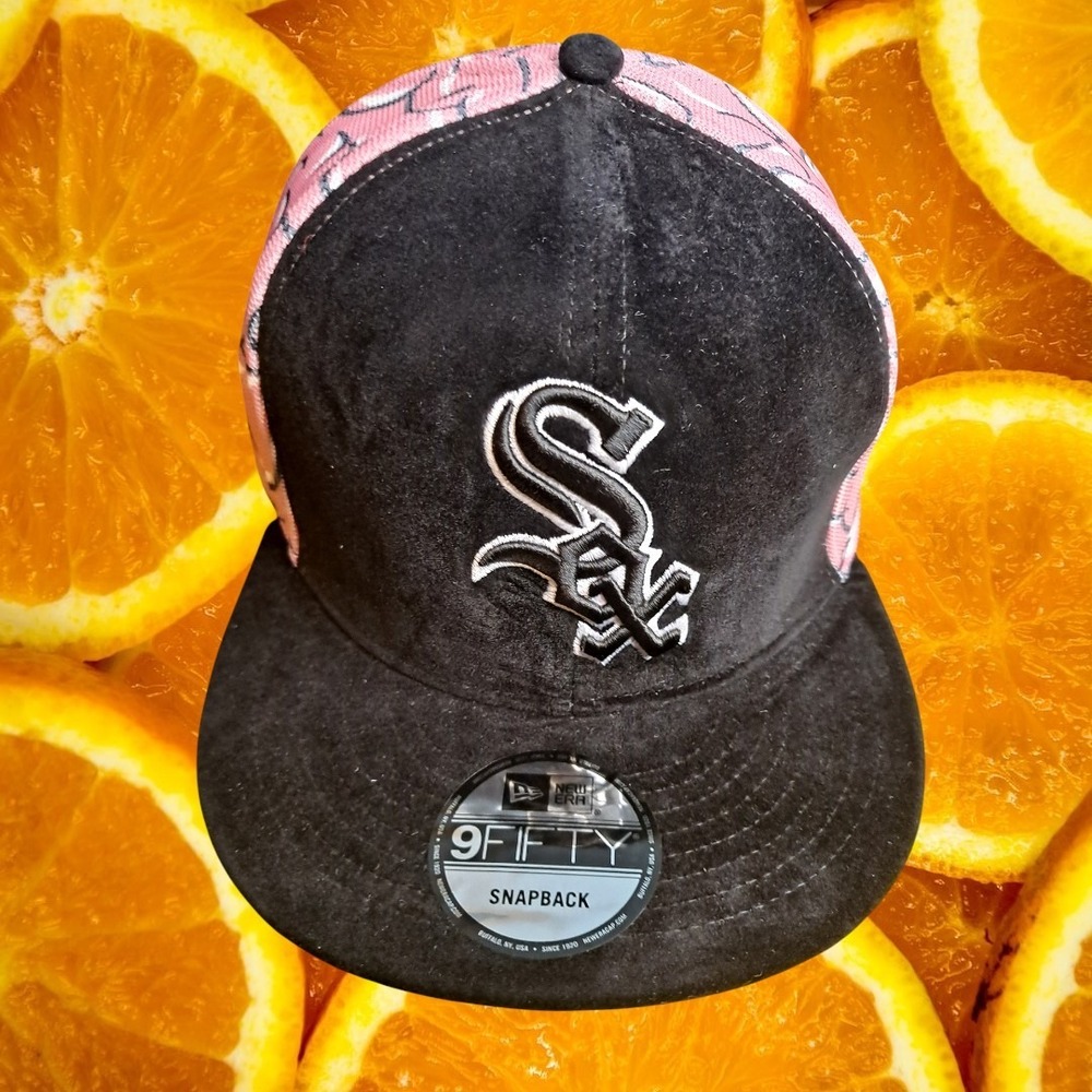New Era Chicago‎ White Sox 9FIFTY Snapback Hat Cooperstown Pink Brain